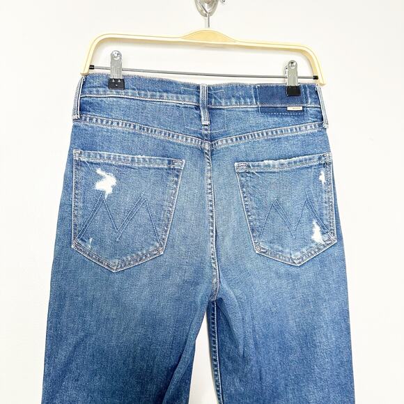 MOTHER SUPERIOR Pixie Tomcat Ankle Jean Born to Bite Med Wash 27 - Picture 5 of 10